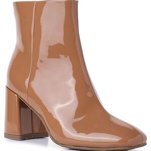 Madden NYC patent boot nude